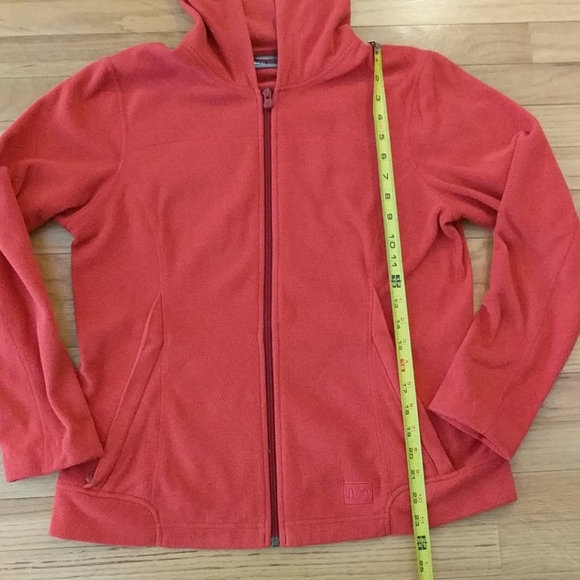 REI orange lightweight polar fleece jacket - Picture 3 of 5